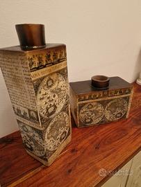 Vasi in terracotta con stampe particolari