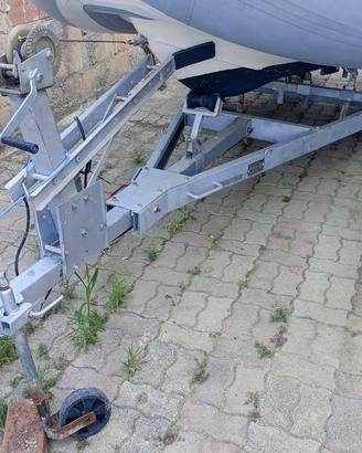 carrello gommone barca