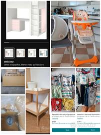 SCONTI ULTIMI arredi bimbo 0/24 mesi da25,00 euro