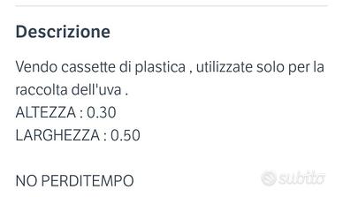 CASSETTE PLASTICA