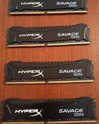 RAM Kingston Hyperx 32GB(4x8) 3000GHz cl15