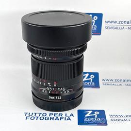 Obiettivo 7Artisans 9 mm 5.6 MF x SONY E GARANZIA