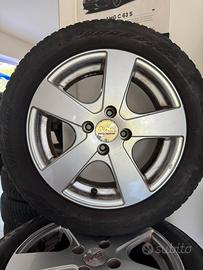 4 Cerchi in lega 15” + gomme 185/60 R15 – 4 fori