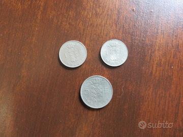 Monete 1 e 5 Franchi - Belgio