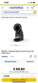 Dolce gusto nera ldella krups.
