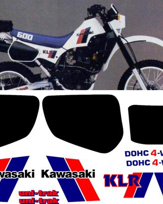 KAWASAKI KLR600 adesivi stickers decal KLR 600