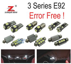 KIT 21 LAMPADE LED INTERNE BMW SERIE 3 E92 COUPE M