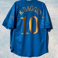 Maglia Italia 2004 R. Baggio 10 ritiro original XL