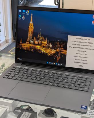 Dell Pro Max 16 - 16/ 512GB - RTX PRO 1000
