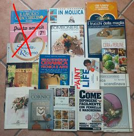 Libri bricolage e varie lavorazioni manuali