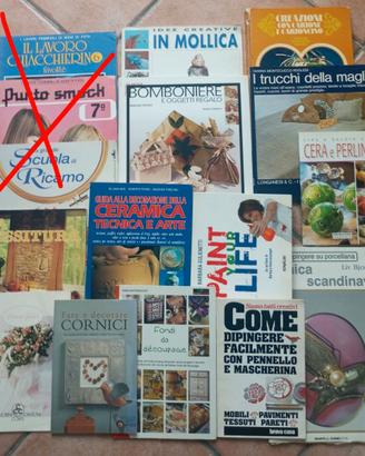 Libri bricolage e varie lavorazioni manuali
