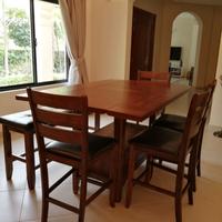 Tavolo- 4 sedie-panca per sala o taverna