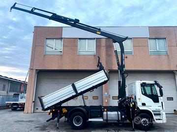 IVECO 160E28 - Ribaltabile + Gru'