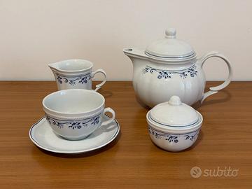 Set Tognana da the in porcellana
