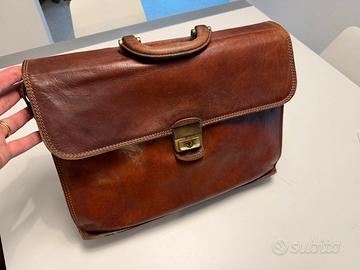 Borsa in pelle naturale The Bridge