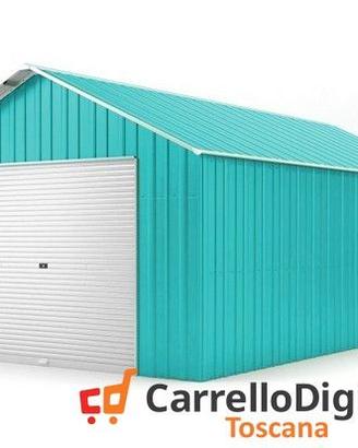 Baracca cantiere 438x724 con saracinesca azzurro