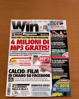 Riviste Win Magazine annata 2012
