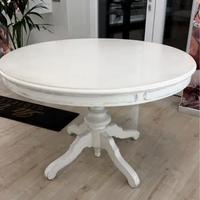 Tavolo Shabby colore bianco