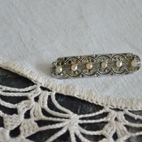 SPILLA Vintage Decorata Perle Pin Badge Gioiello