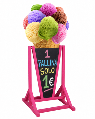 LAVAGNA CAVALLETTO PER GELATERIA PIZZERIA BAR