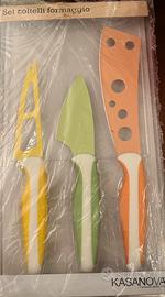 Set coltelli formaggio Kasanova