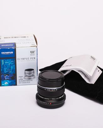 Obiettivo Olympus Pen M.Zuiko Digital ED12 mm F2.0