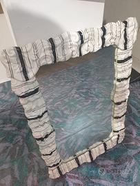 Specchio cornice ceramica 