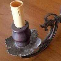 Applique antica a due luci