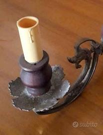 Applique antica a due luci