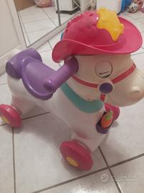 cavalino sonoro e camioncino dei pompieri 