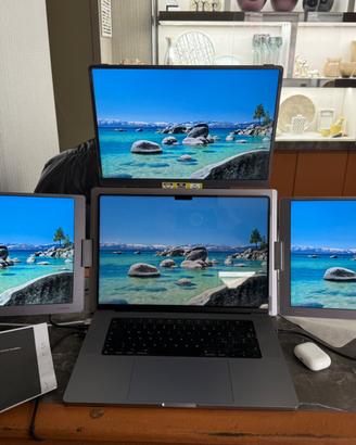 Monitor triplo portatile 16" windows e mac