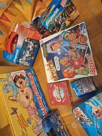 Gioco in scatola bambini e playmobil vari giochi