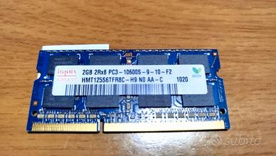 Ram 2 GB Hynix DDR3 pc3-10600S CL9