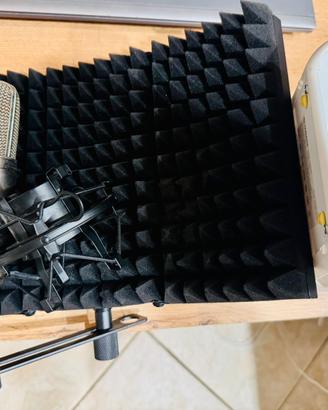 Microfono Behringer B-1 e Mixer Yamaha AG06