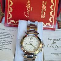 CARTIER PASHA C 2324 AUTOMATIC 35MM SCATOLA 