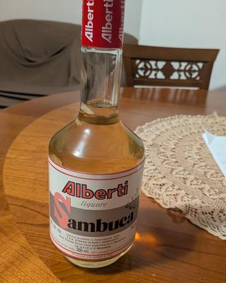 Bottiglia Vintage Liquore Sambuca Alberti