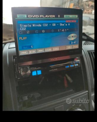 autoradio alpine doppio din iva 106. 