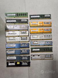 blocco di 100+ banchi di ram hp per server