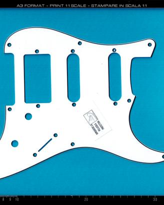 Battipenna Fender Stratocaster HSS Vintera Bianco