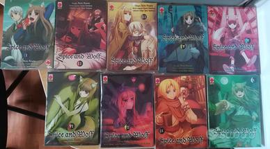 Manga Spice and Wolf Volumi 1-7 e 9-10