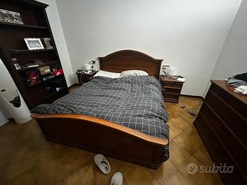 letto matrimoniale e armadio