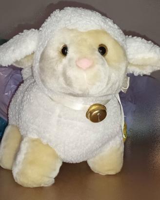Peluche pecorella con campanello