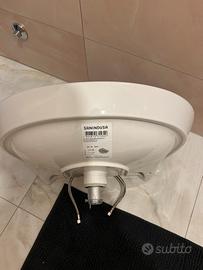 Lavabo Sanindusa Easy 60,Miscelatore Paini, Flessi