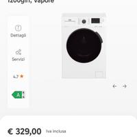 Lavatrice beko 8 kg modello UWR82A2I