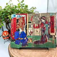 Libro Giappone Xilografia Edo 1800 Illustrato