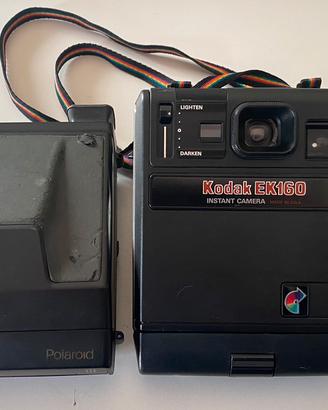 Fotocamere vintage Kodak e Polaroid