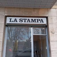 Insegna LA STAMPA per edicola o collezionismo