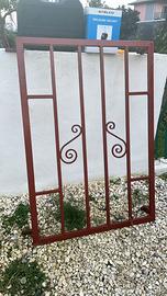 Grata fissa in Ferro con Decori