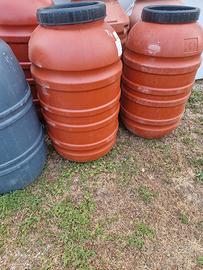 bidoni plastica  220 litri