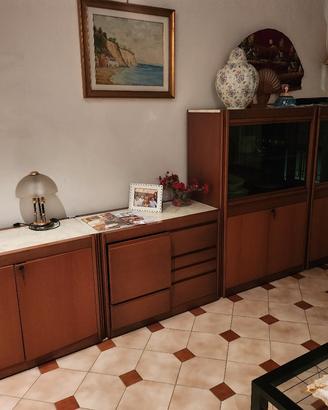 parete attrezzata salone